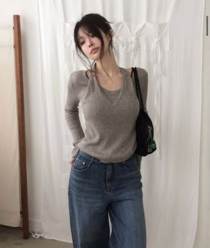 [Preorder 1st Drop Price] C1114 Veilframe Knit Top