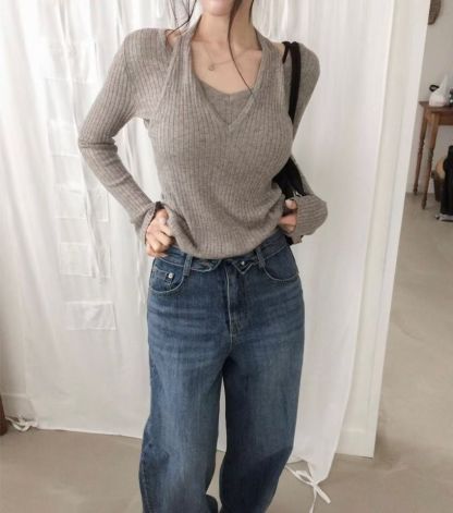 [Preorder 1st Drop Price] C1114 Veilframe Knit Top