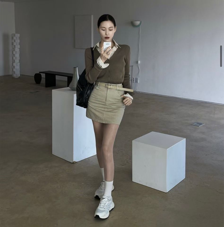 [Preorder 1st Drop Price] C1115 Arvienne Belted Mini Skirt