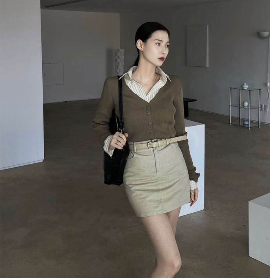 [Preorder 1st Drop Price] C1115 Arvienne Belted Mini Skirt