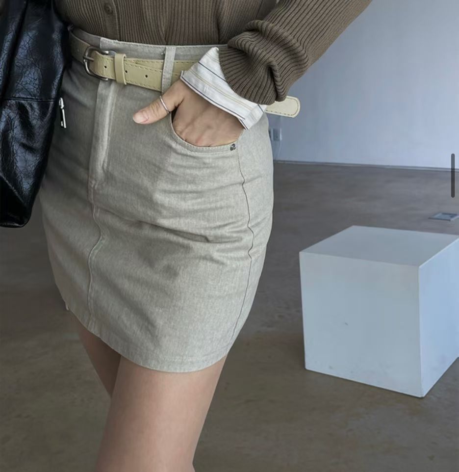 [Preorder 1st Drop Price] C1115 Arvienne Belted Mini Skirt