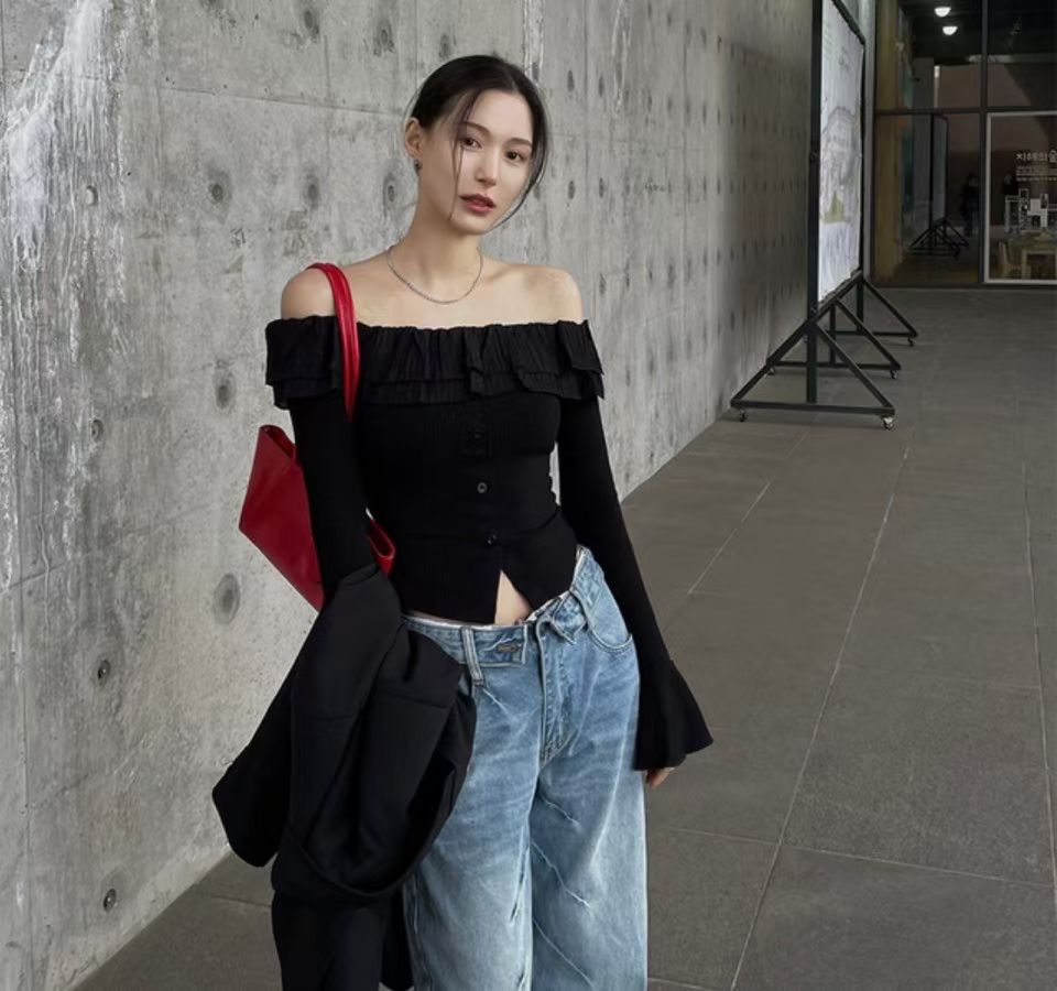 [Preorder 1st Drop Price] C1116 Lotus Ruffle Top