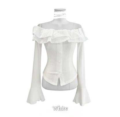 [Preorder 1st Drop Price] C1116 Lotus Ruffle Top