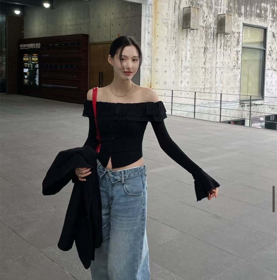 [Preorder 1st Drop Price] C1116 Lotus Ruffle Top