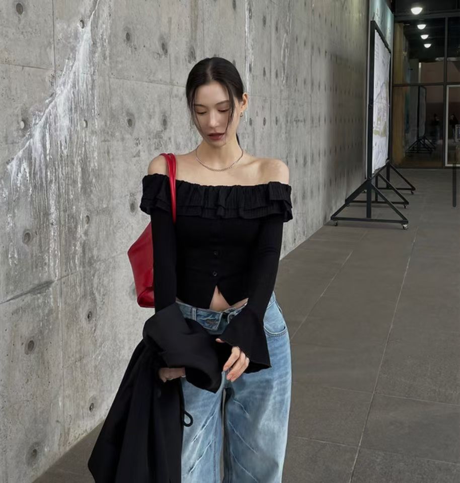 [Preorder 1st Drop Price] C1116 Lotus Ruffle Top
