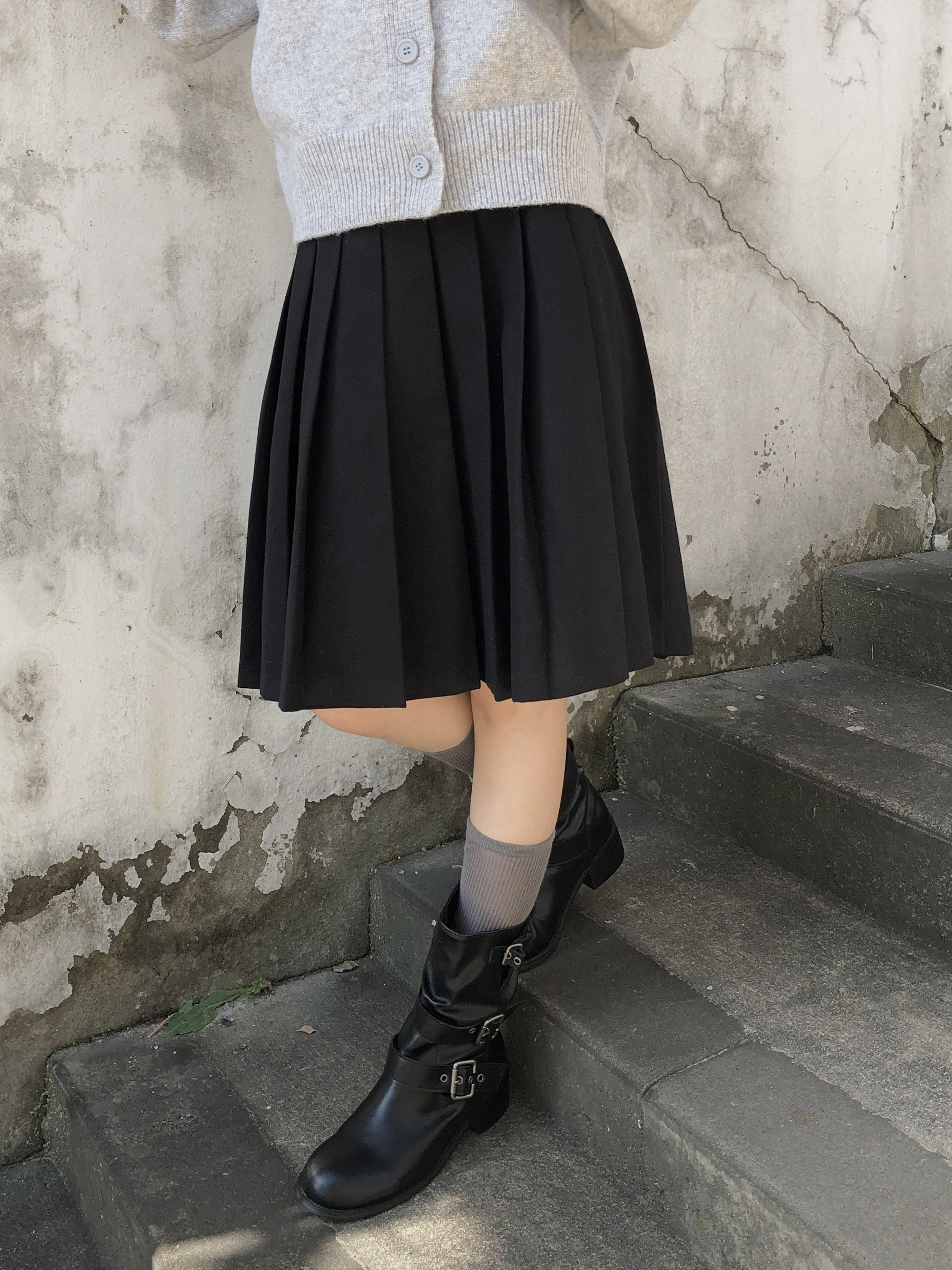 [Preorder 1st Drop Price] C1201 Pleated Midi Skirt