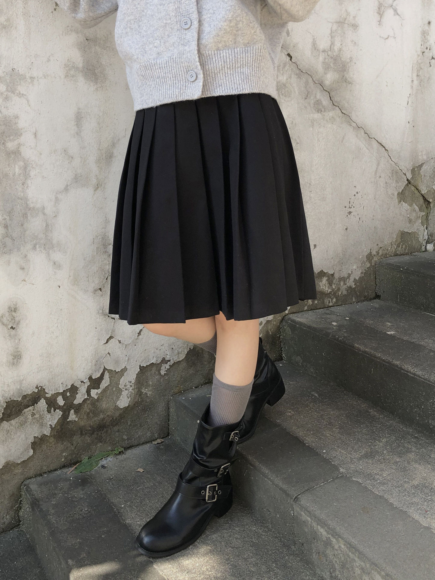 [Preorder 1st Drop Price] C1201 Pleated Midi Skirt
