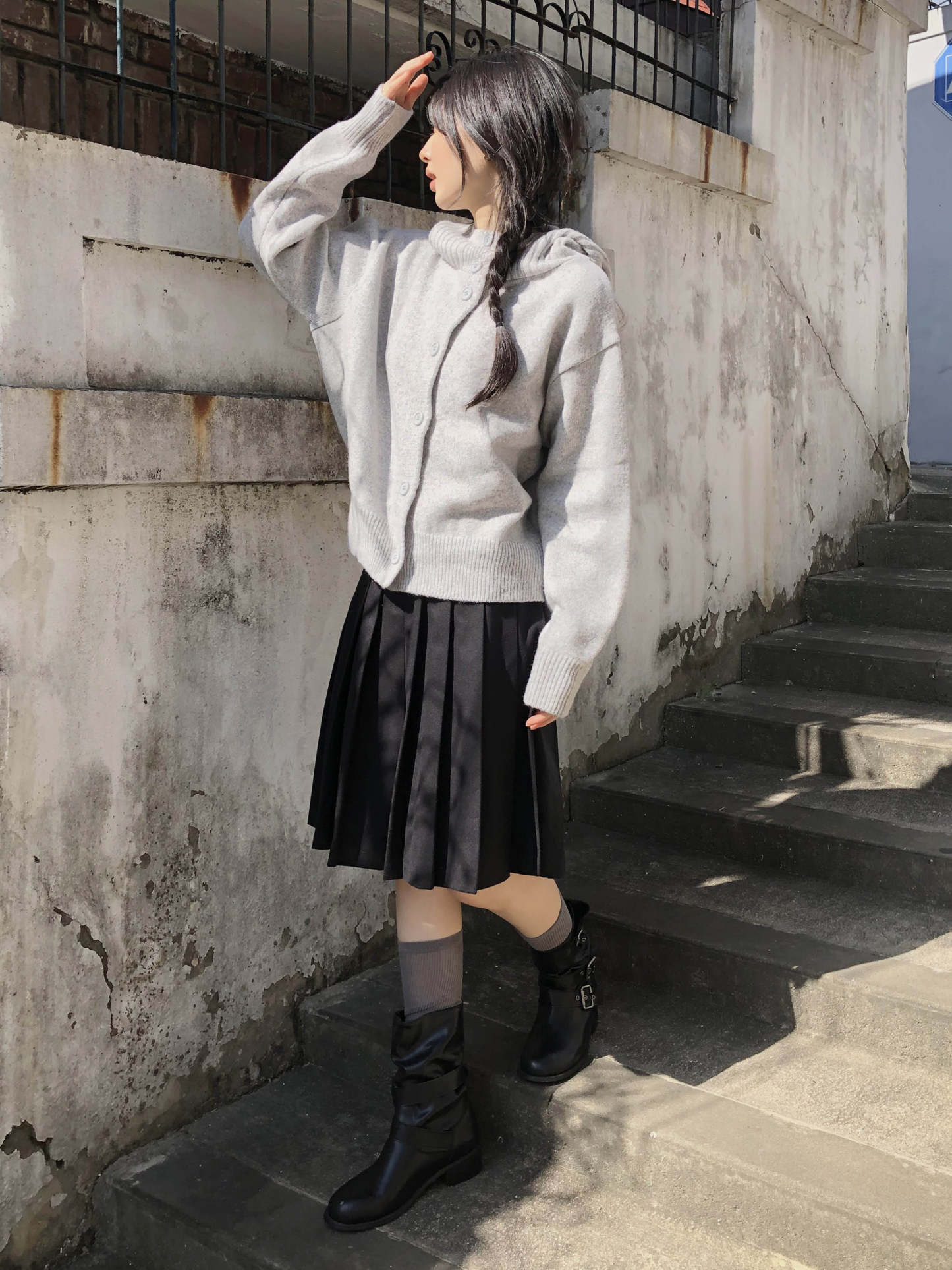 [Preorder 1st Drop Price] C1201 Pleated Midi Skirt