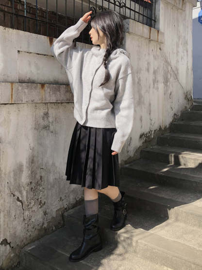 [Preorder 1st Drop Price] C1201 Pleated Midi Skirt