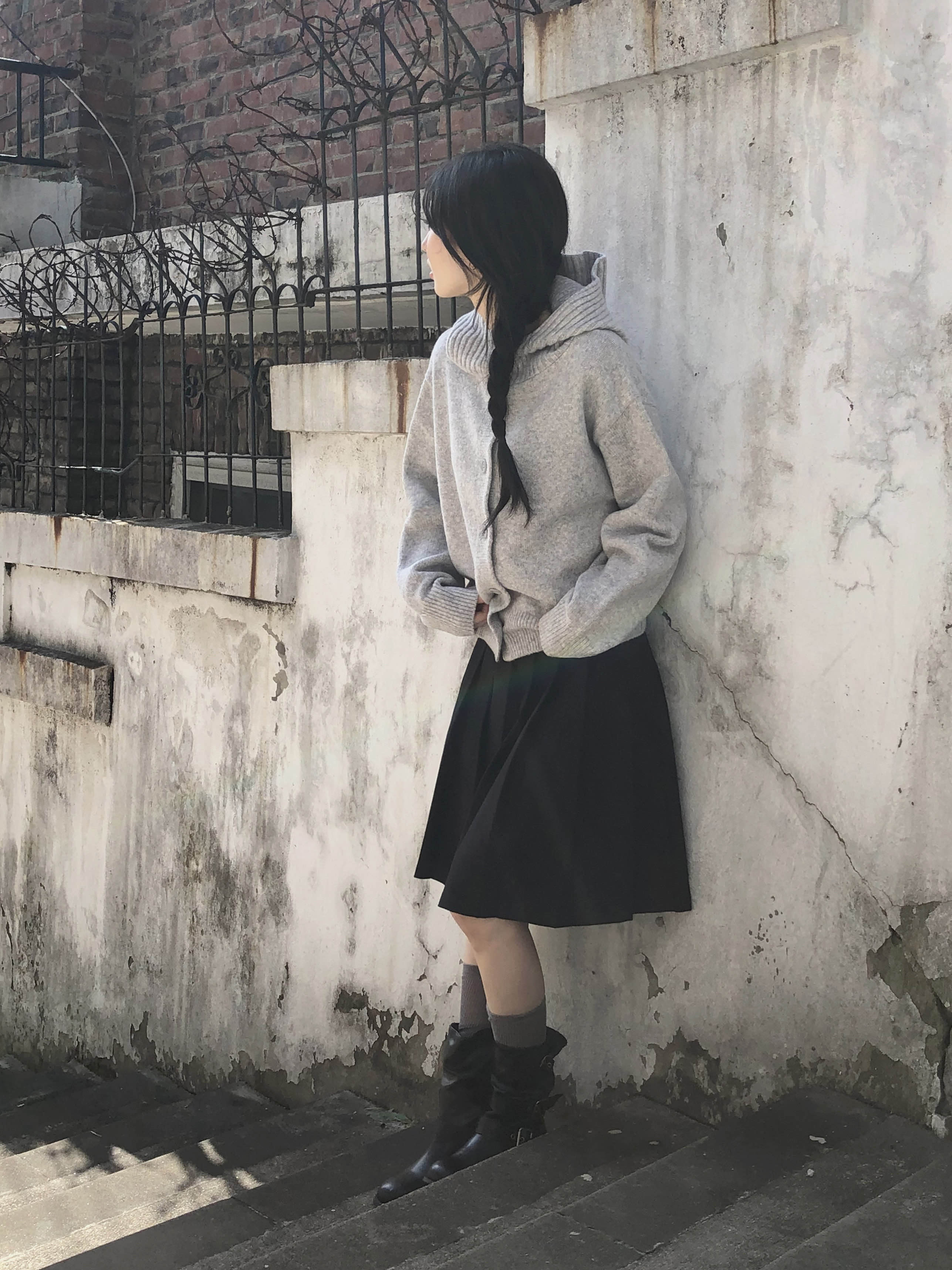 [Preorder 1st Drop Price] C1201 Pleated Midi Skirt