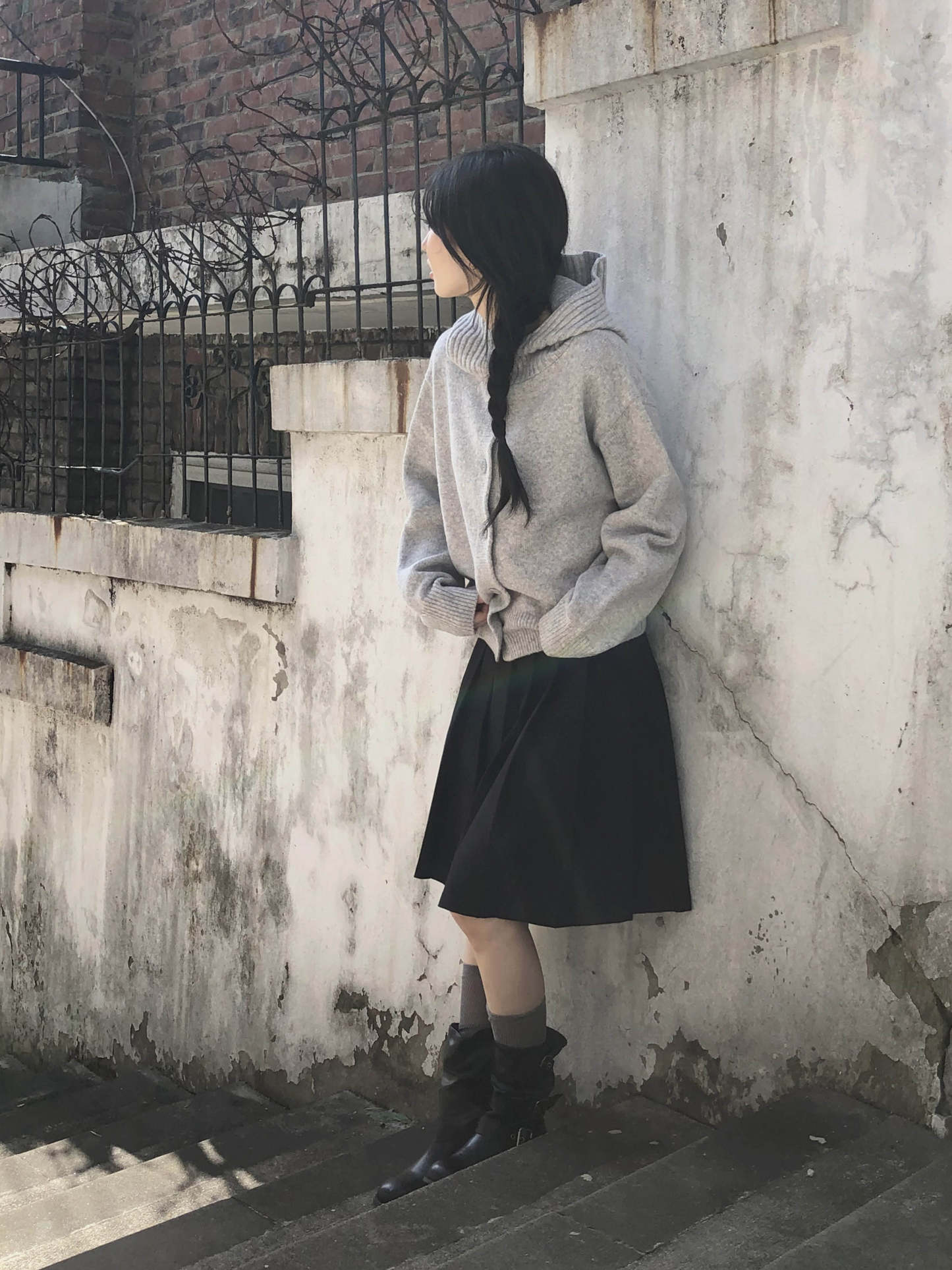 [Preorder 1st Drop Price] C1201 Pleated Midi Skirt