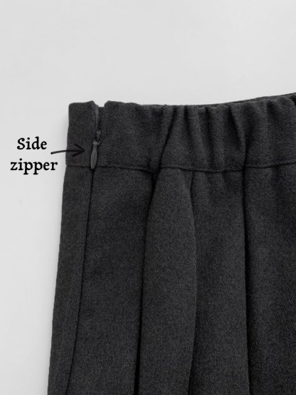 [Preorder 1st Drop Price] C1201 Pleated Midi Skirt
