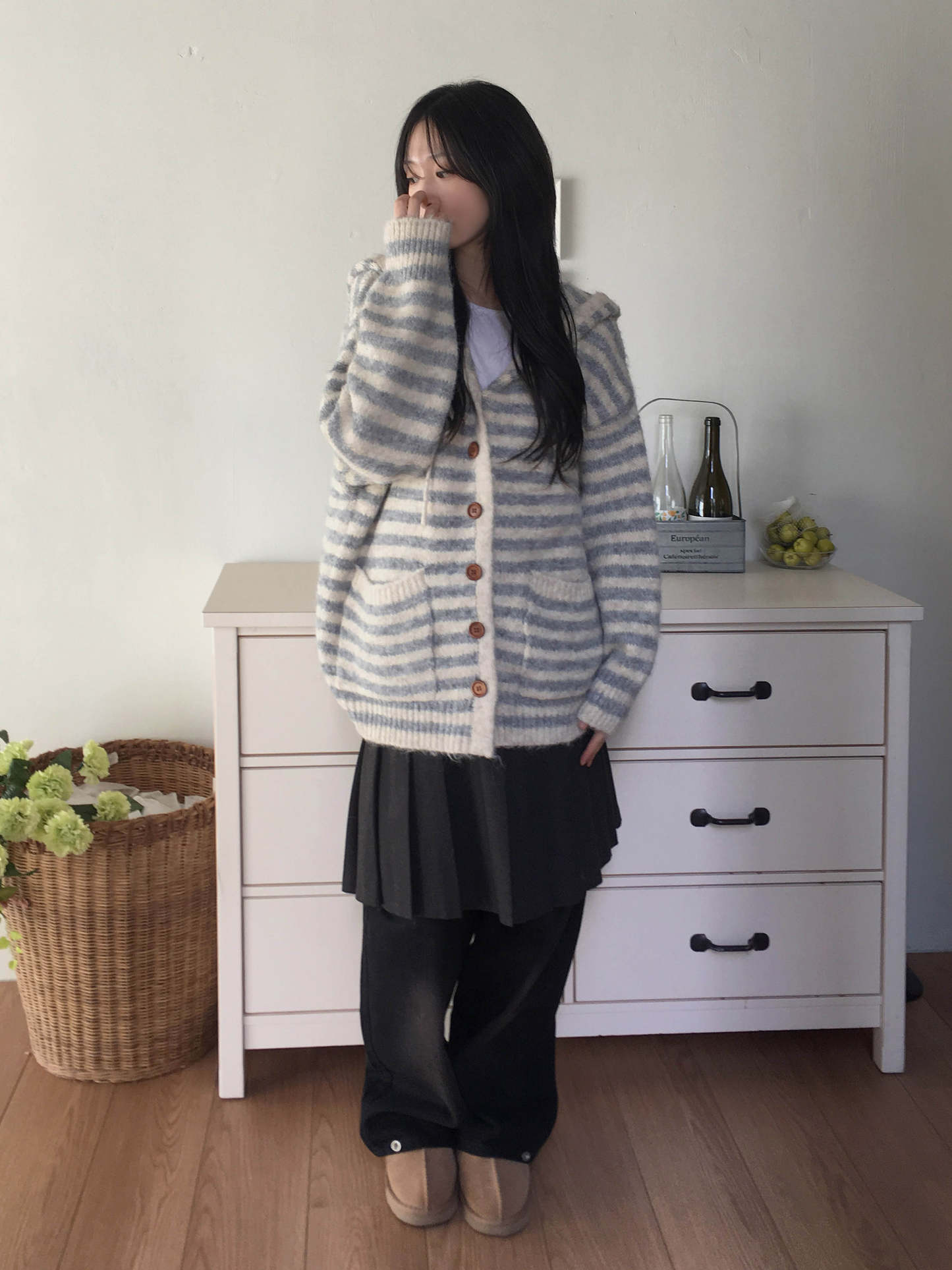 [Preorder 1st Drop Price] C1201 Pleated Midi Skirt