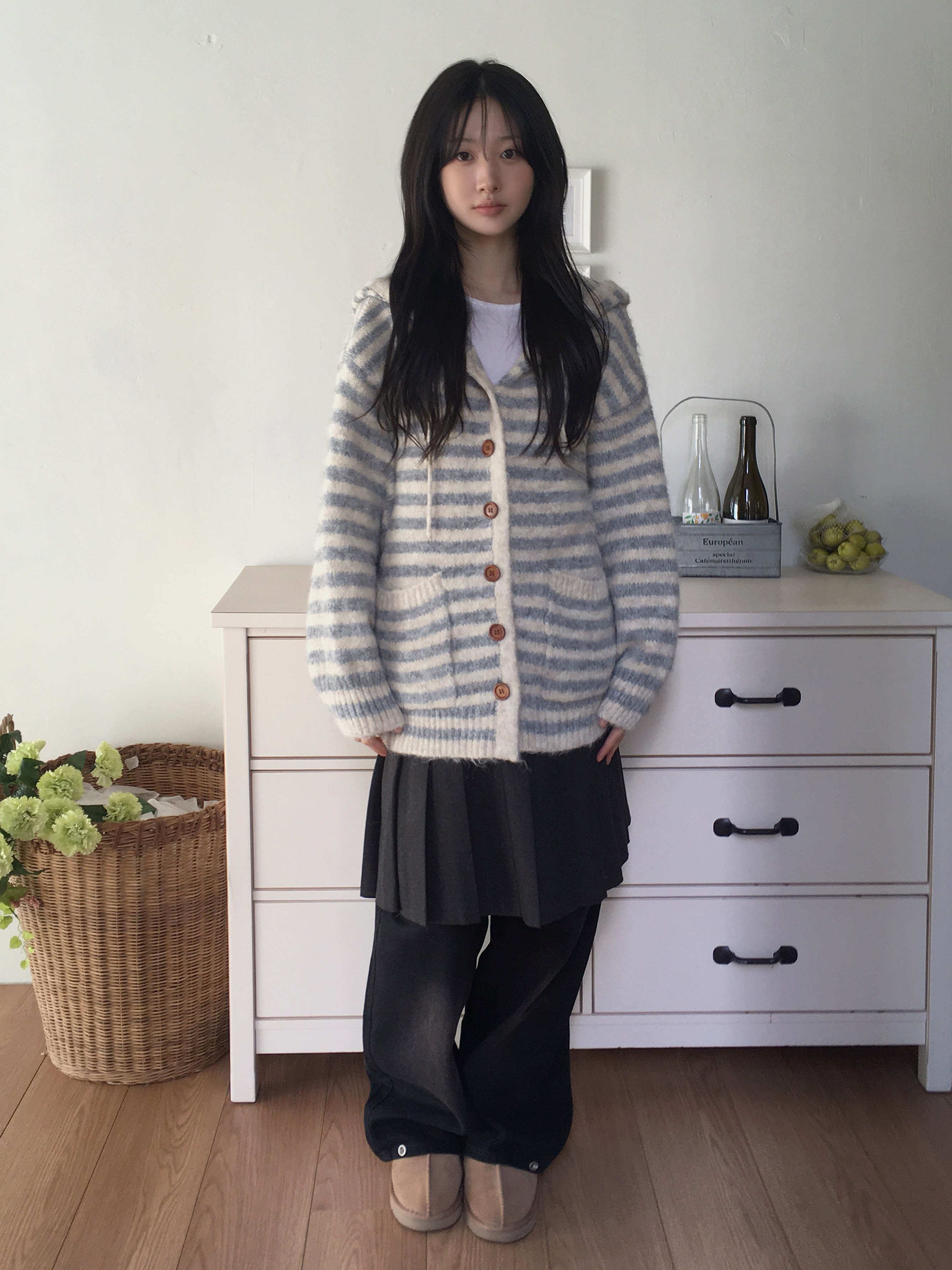 [Preorder 1st Drop Price] C1201 Pleated Midi Skirt