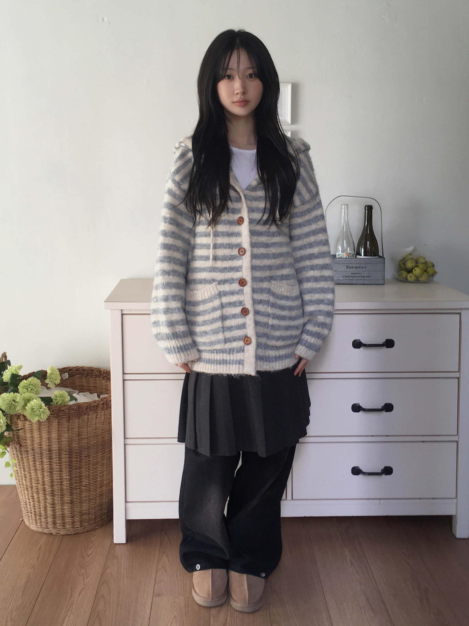 [Preorder 1st Drop Price] C1201 Pleated Midi Skirt