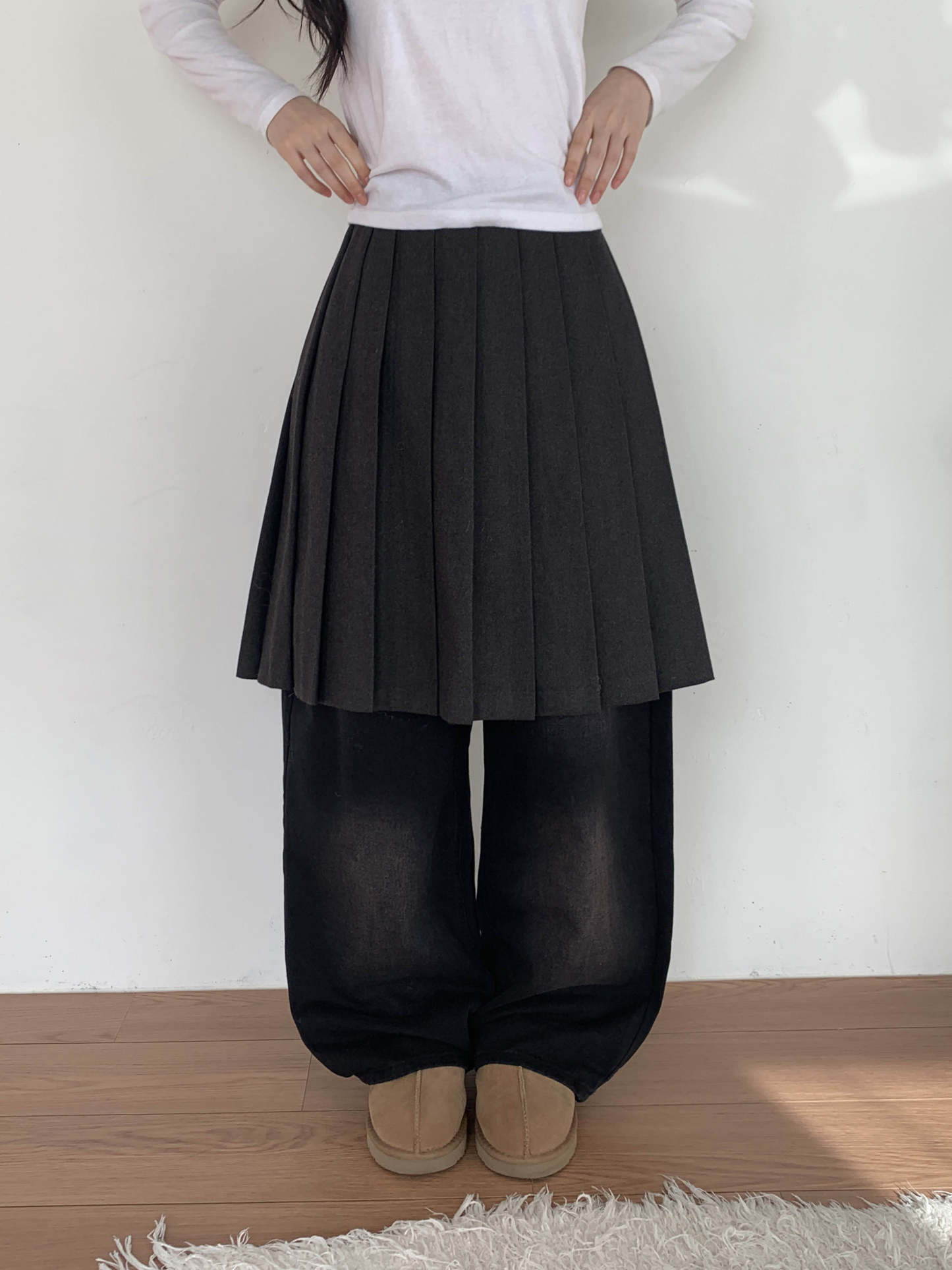 [Preorder 1st Drop Price] C1201 Pleated Midi Skirt