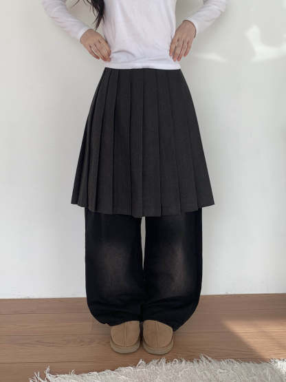 [Preorder 1st Drop Price] C1201 Pleated Midi Skirt