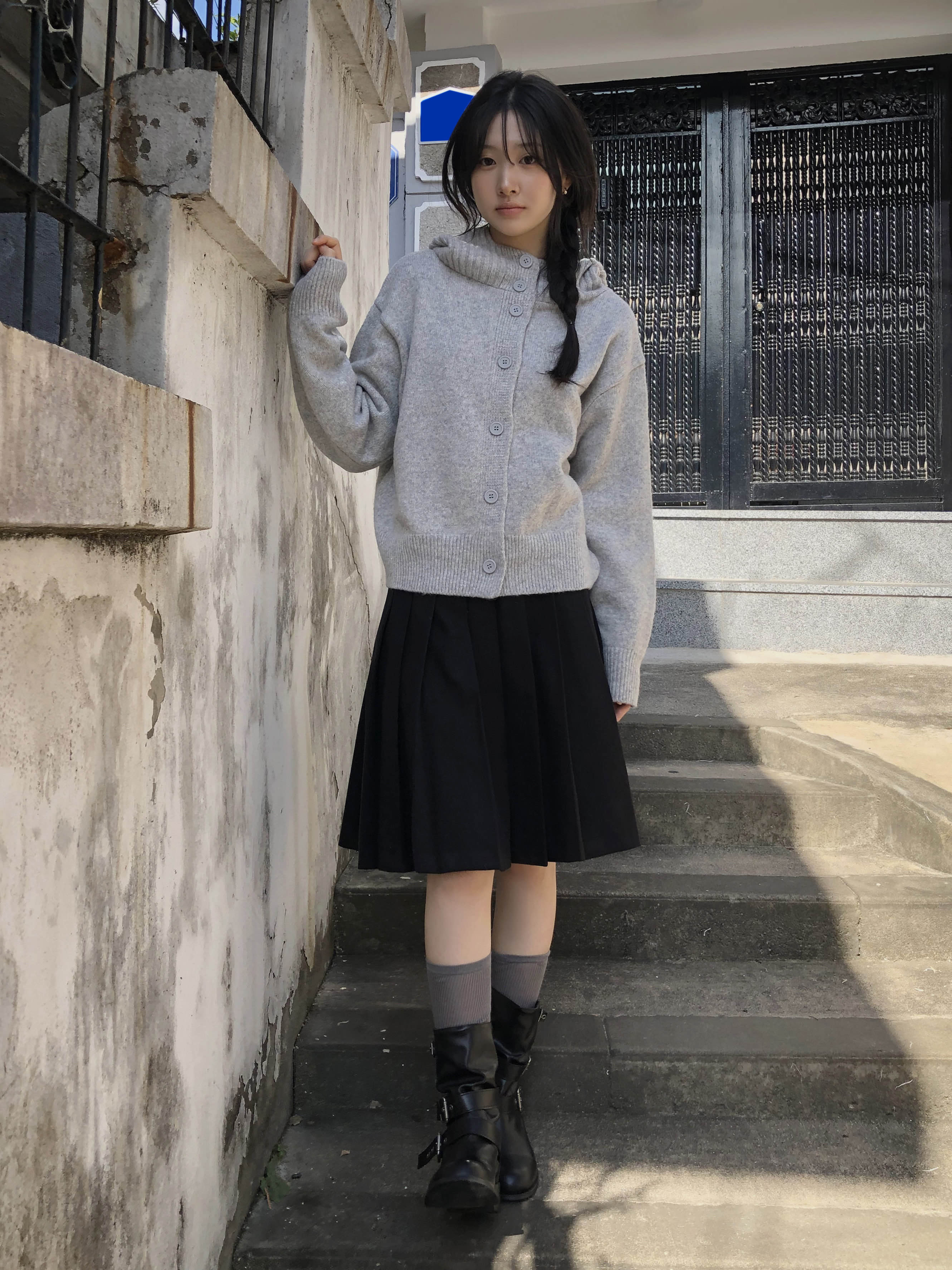 [Preorder 1st Drop Price] C1201 Pleated Midi Skirt