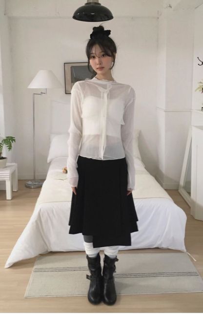 [Preorder 1st Drop Price] C1203 Duovelle Layer Maxi Skirt