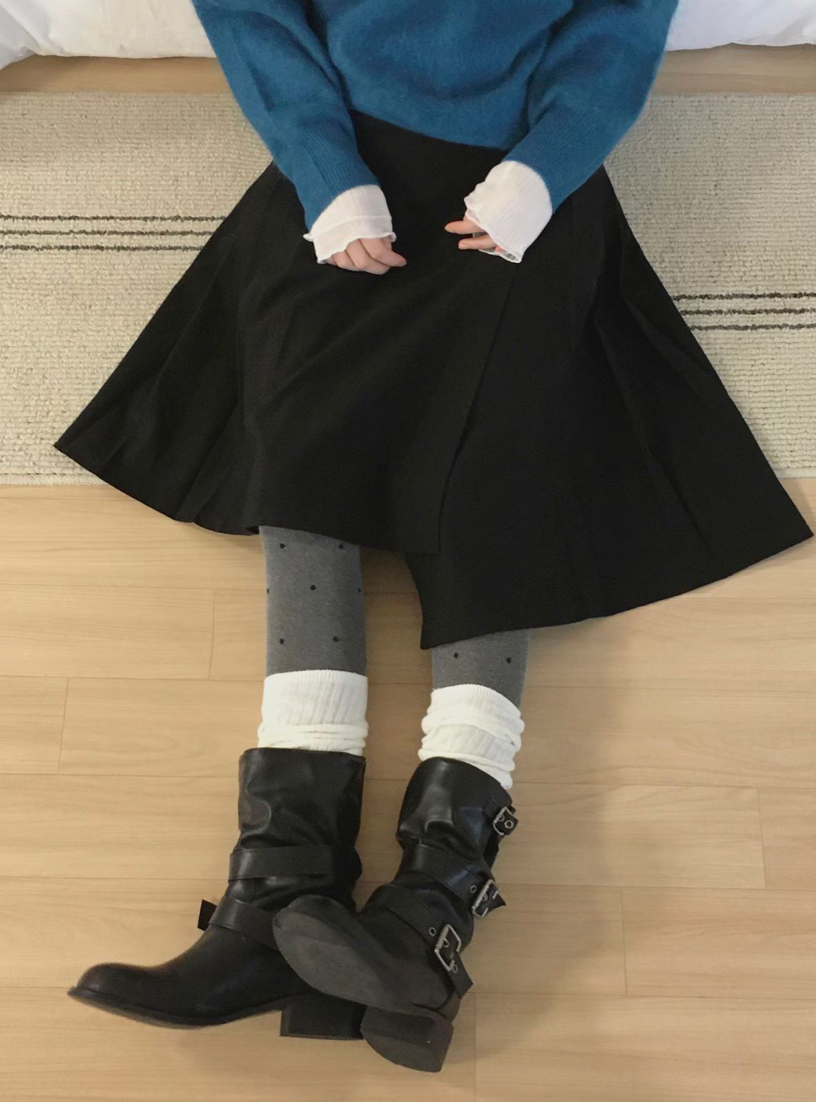 [Preorder 1st Drop Price] C1203 Duovelle Layer Maxi Skirt