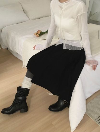 [Preorder 1st Drop Price] C1203 Duovelle Layer Maxi Skirt