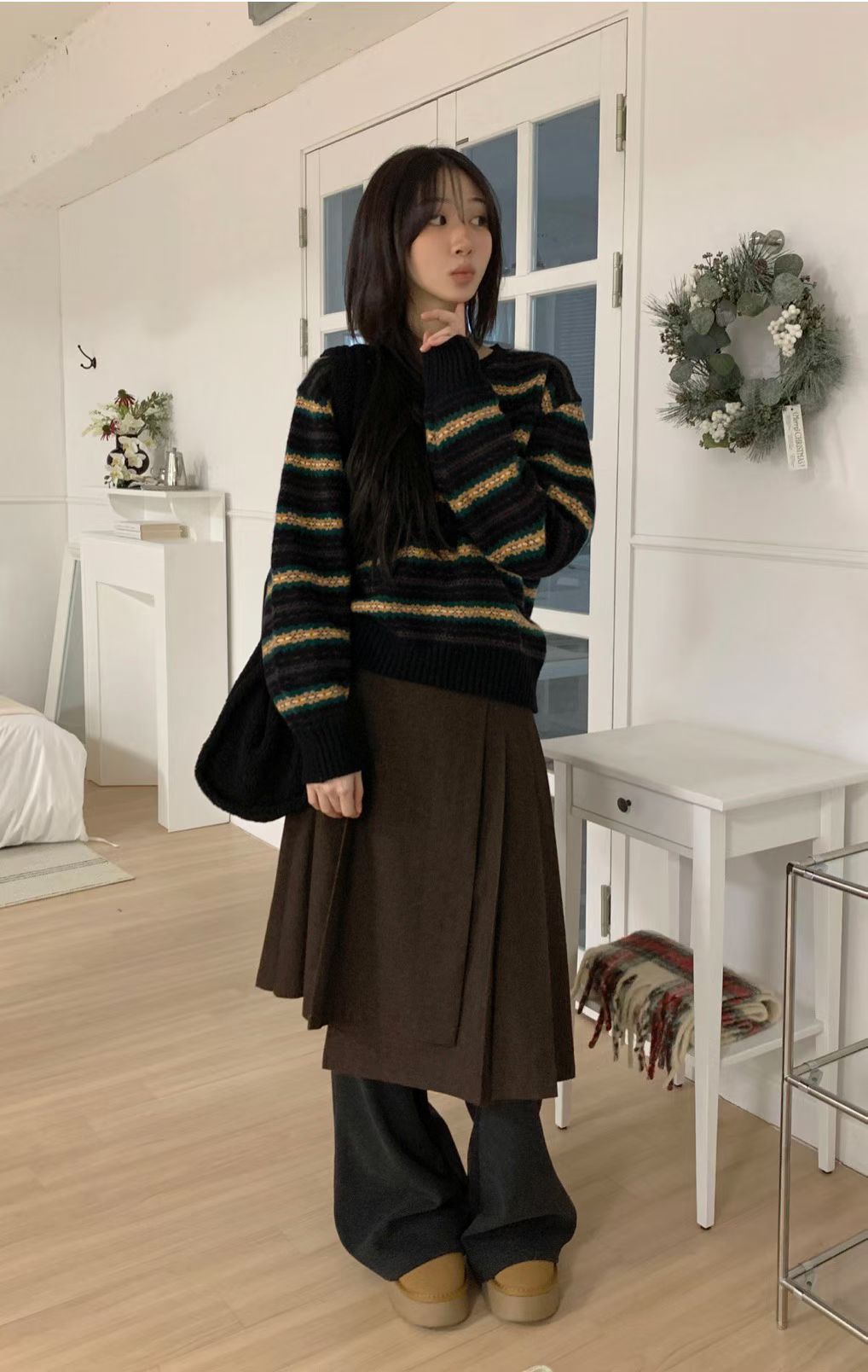 [Preorder 1st Drop Price] C1203 Duovelle Layer Maxi Skirt