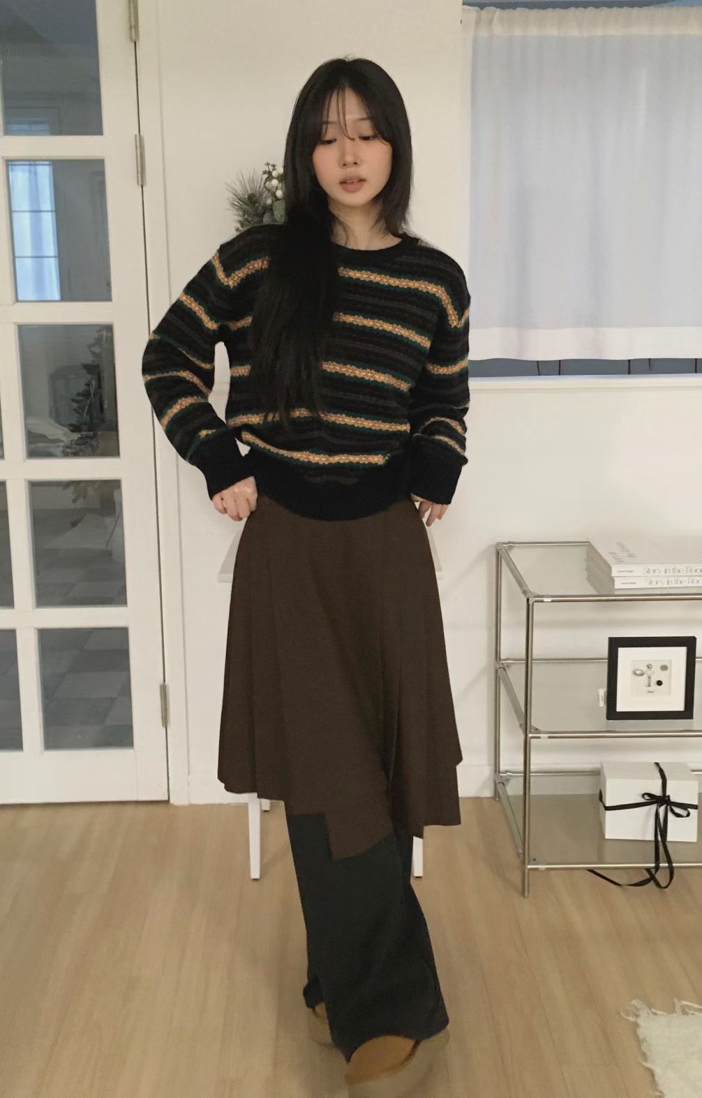 [Preorder 1st Drop Price] C1203 Duovelle Layer Maxi Skirt