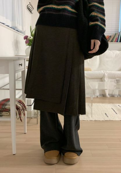 [Preorder 1st Drop Price] C1203 Duovelle Layer Maxi Skirt