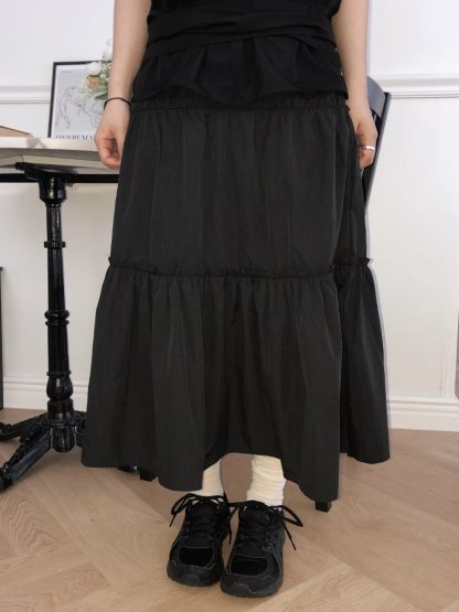 [Preorder 1st Drop Price] C1204 Serapha Tier Maxi Skirt