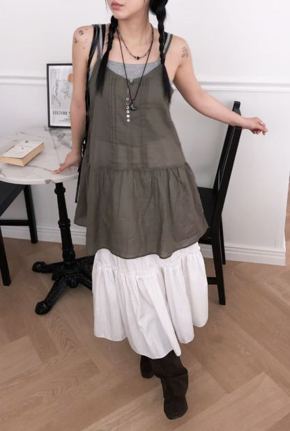 [Preorder 1st Drop Price] C1204 Serapha Tier Maxi Skirt