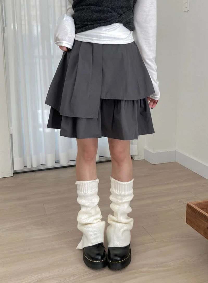 [Preorder 1st Drop Price] C1206 Prevaine Wrap Mini Skirt