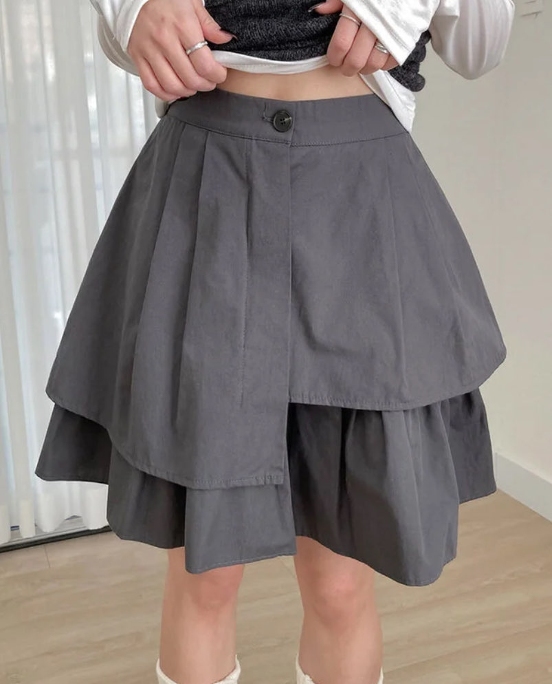 [Preorder 1st Drop Price] C1206 Prevaine Wrap Mini Skirt
