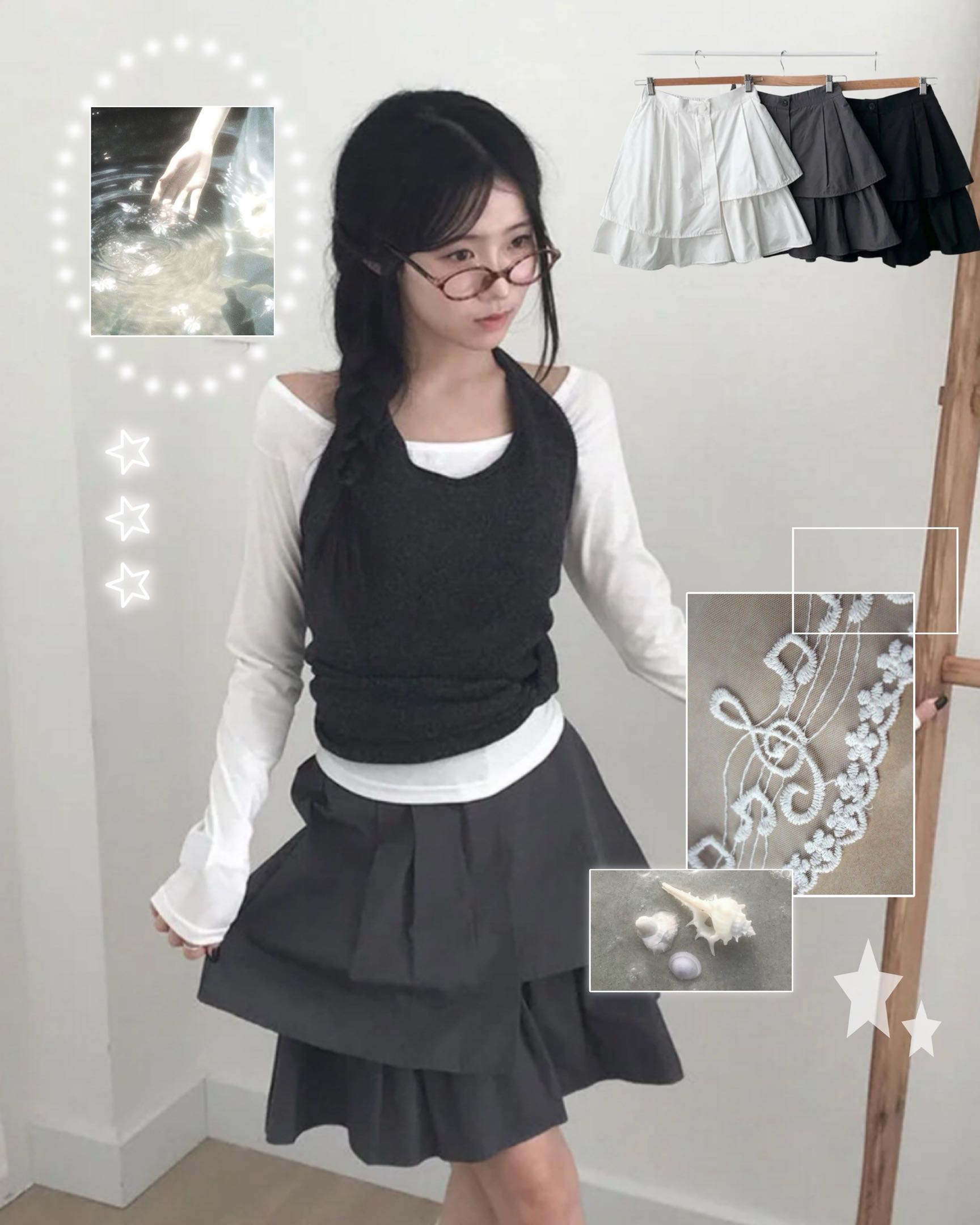 [Preorder 1st Drop Price] C1206 Prevaine Wrap Mini Skirt