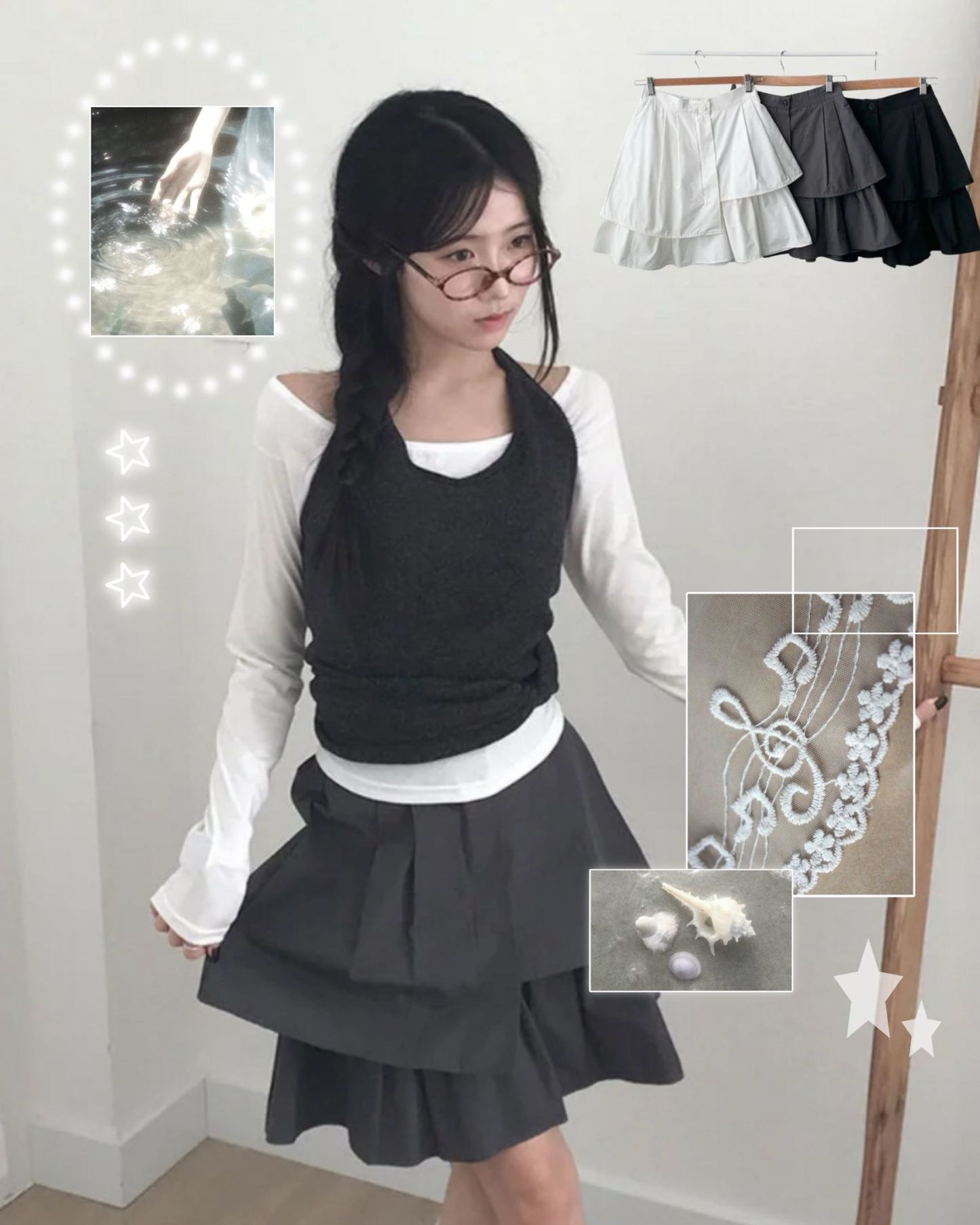 [Preorder 1st Drop Price] C1206 Prevaine Wrap Mini Skirt