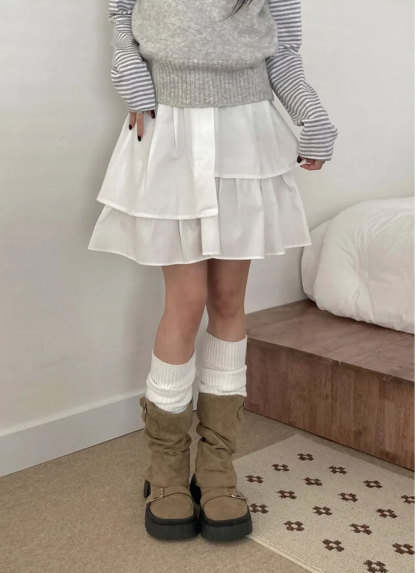 [Preorder 1st Drop Price] C1206 Prevaine Wrap Mini Skirt