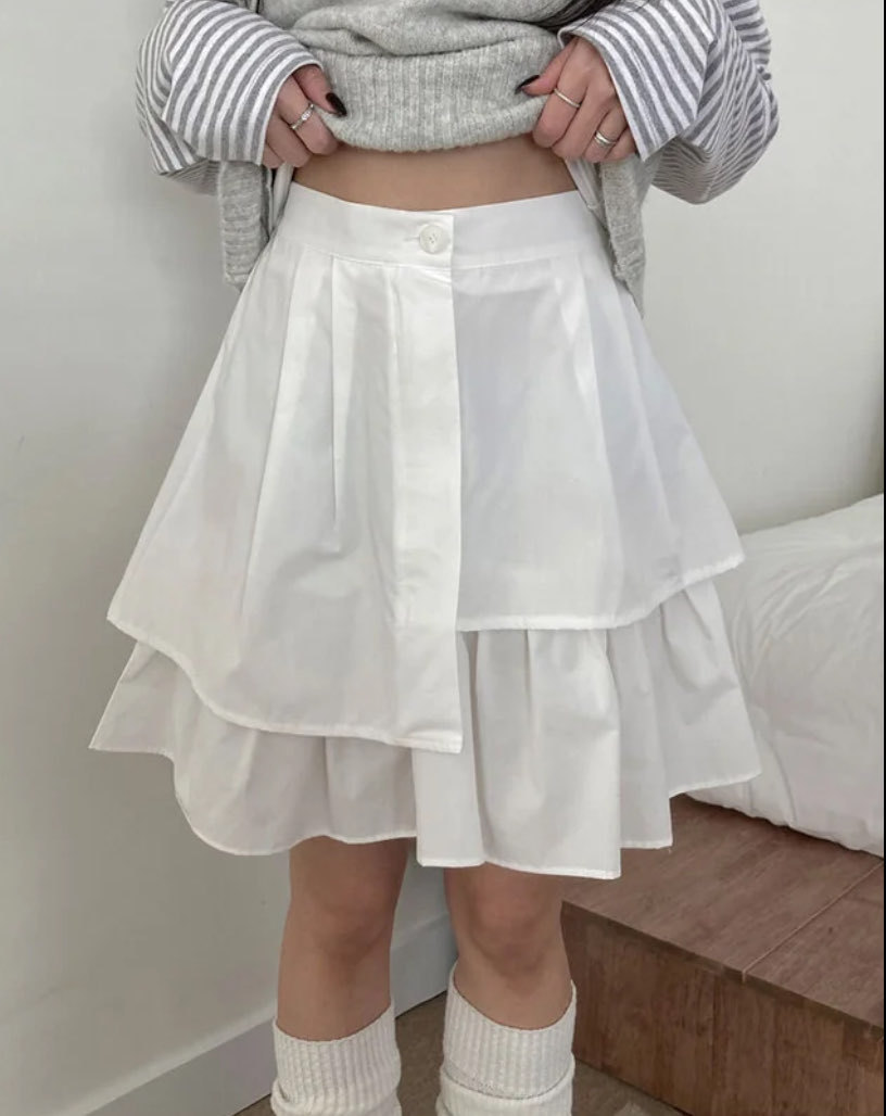 [Preorder 1st Drop Price] C1206 Prevaine Wrap Mini Skirt