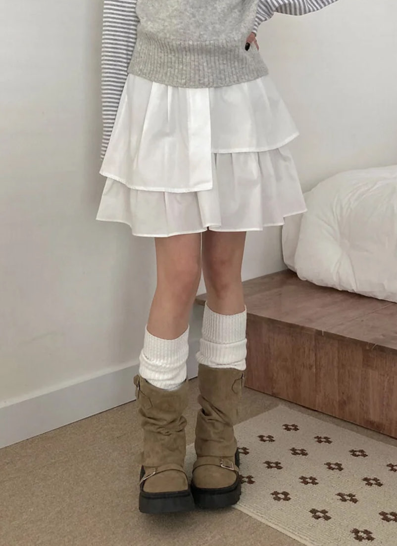 [Preorder 1st Drop Price] C1206 Prevaine Wrap Mini Skirt