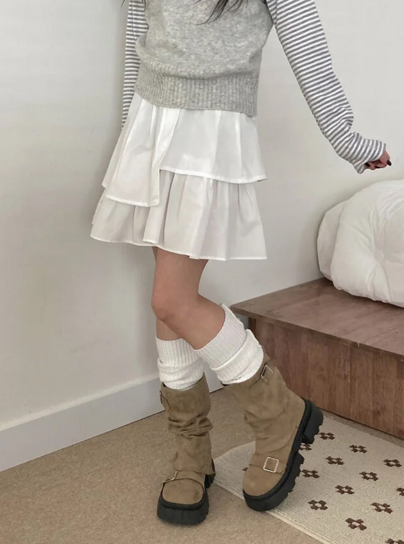 [Preorder 1st Drop Price] C1206 Prevaine Wrap Mini Skirt