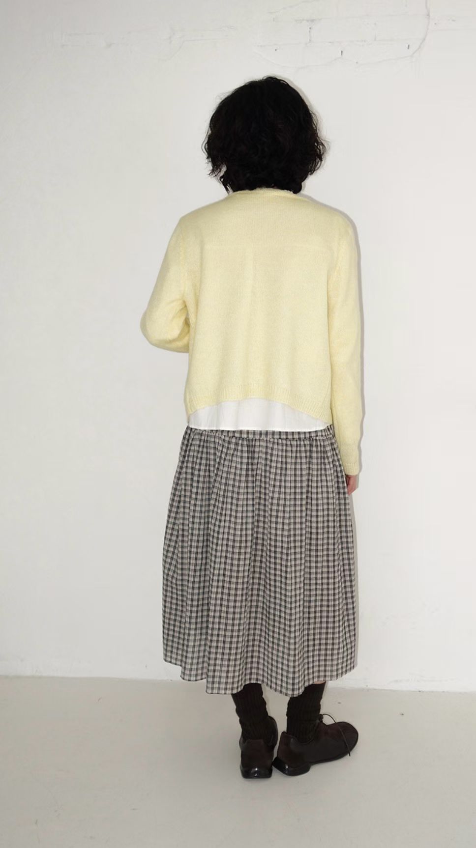 [Preorder 1st Drop Price] C1207 Elowen Checkflare Maxi Skirt
