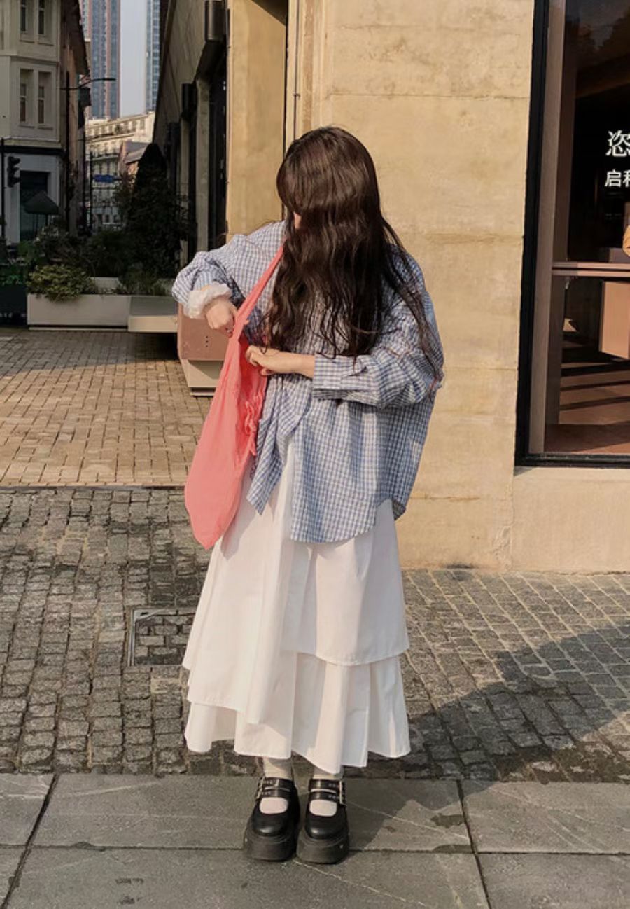 [Preorder 1st Drop Price] C1208 Sylpha Tier Maxi Skirt