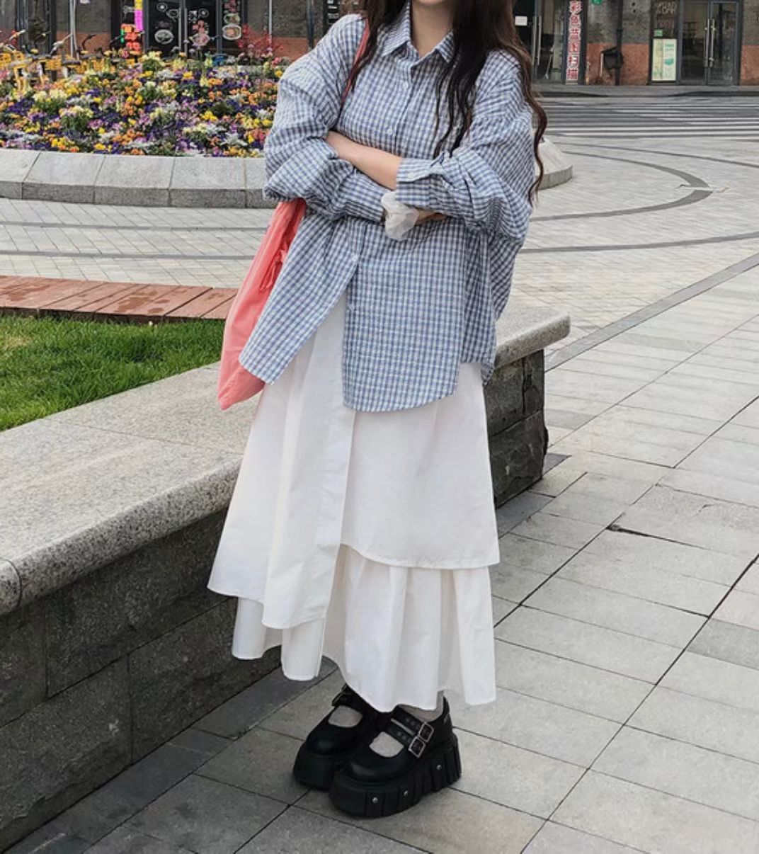 [Preorder 1st Drop Price] C1208 Sylpha Tier Maxi Skirt