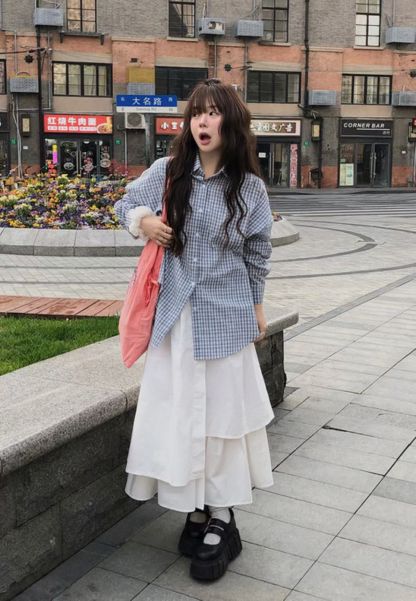 [Preorder 1st Drop Price] C1208 Sylpha Tier Maxi Skirt