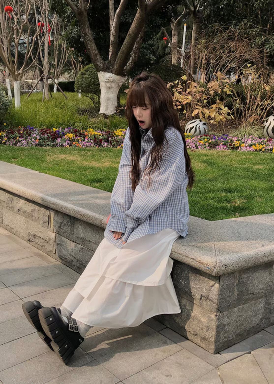 [Preorder 1st Drop Price] C1208 Sylpha Tier Maxi Skirt