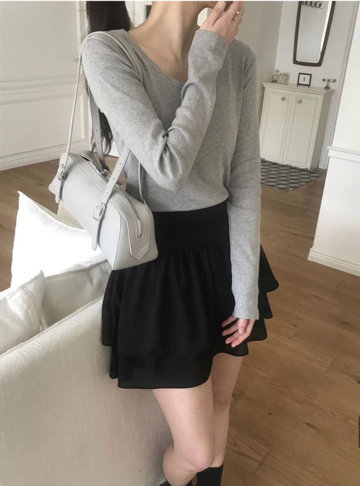 [Preorder 1st Drop Price] C1209 Ciellette Flounce Mini Skirt