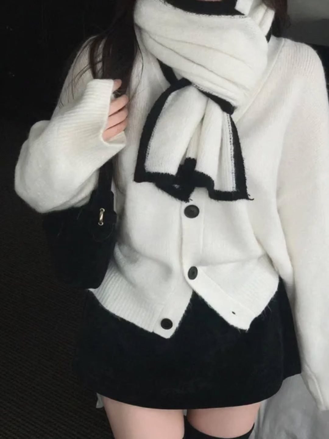 [Preorder 1st Drop Price] C1301 Muffler Cardigan Set