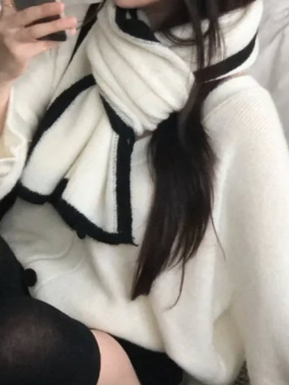 [Preorder 1st Drop Price] C1301 Muffler Cardigan Set