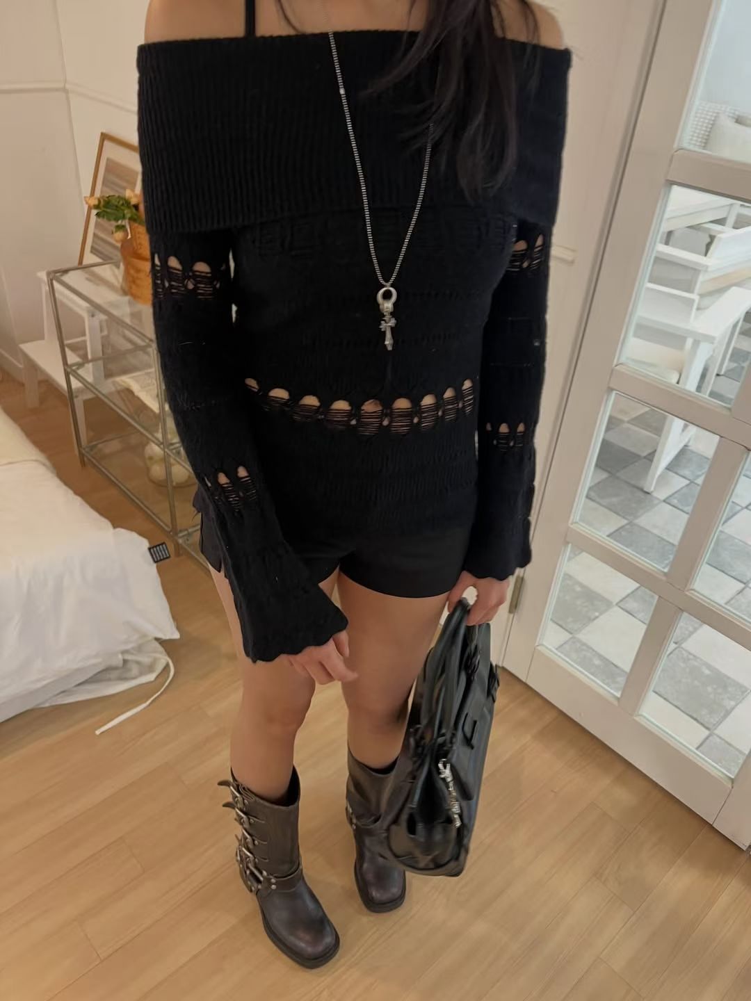 [Preorder 1st Drop Price] C1302 Ruinelle Damage Top