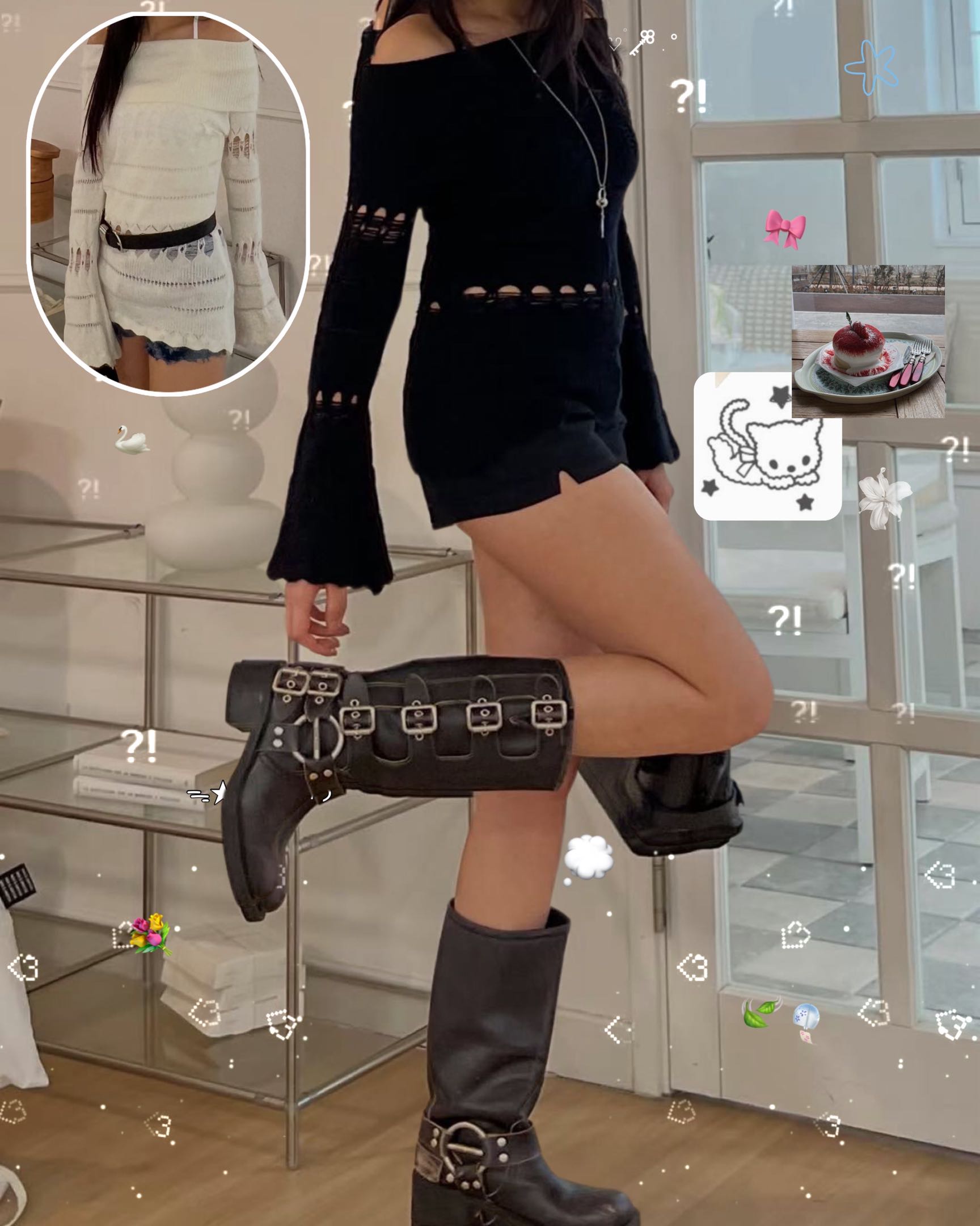 [Preorder 1st Drop Price] C1302 Ruinelle Damage Top