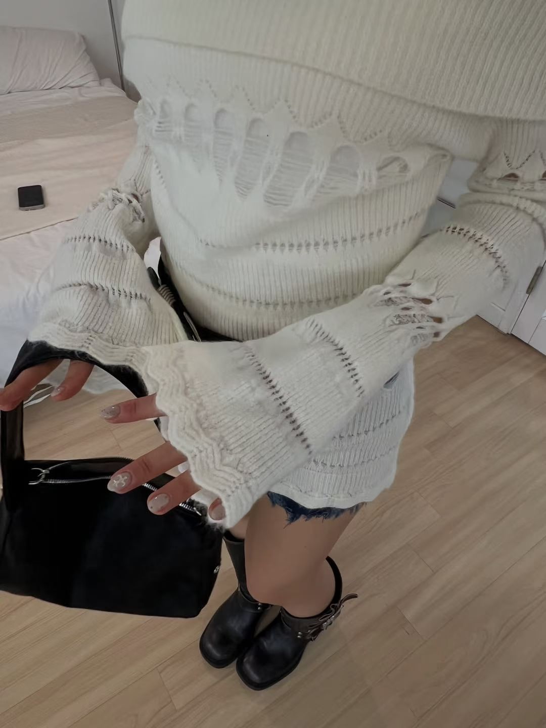 [Preorder 1st Drop Price] C1302 Ruinelle Damage Top