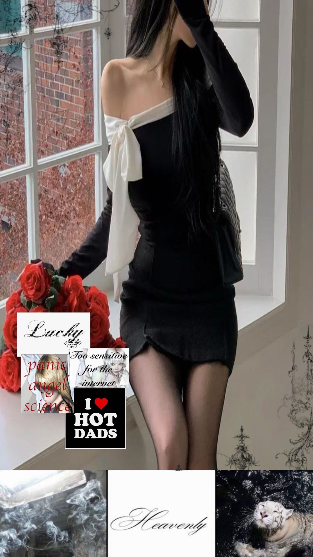 [Preorder 1st Drop Price] C1405 Chérie Contrast Top